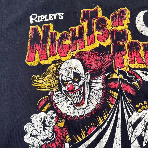 Halloween Vintage T-shirt Ripley's Nights of Frights M Black 90s Spooky - Picture 4 of 7